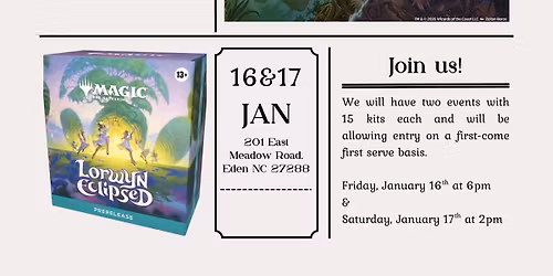 Lorwyn Eclipsed Prerelease (Option 2)