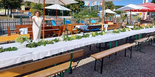 Feier in Wei\u00df - der italienische Abend im SummerTime