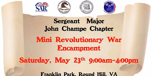 SMJC Mini-Revolutionary War Encampment @LoudounVA250