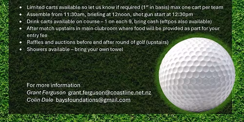 Bays Annual Golf Day