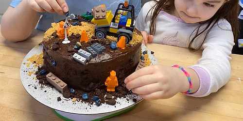Homeschoolers - Come Create a LEGO Construction Pi\u00f1ata Cake!