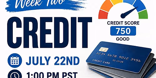 Financial Literacy Workshop-Understand How Credit Works