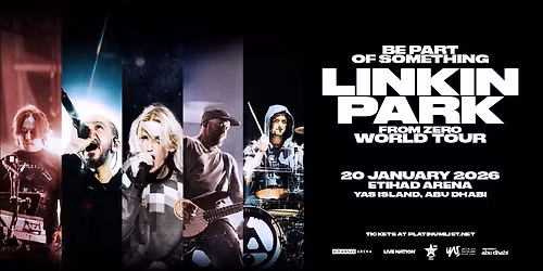 Linkin Park: From Zero World Tour 2026 at Etihad Arena in Abu Dhabi