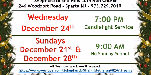 Christmas Eve Candlelight Service