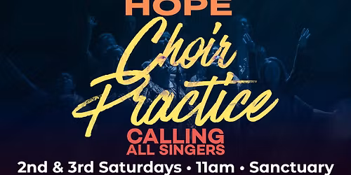 Hope Church Choir Rehearsal