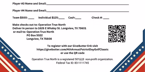 4th Annual Patriot Day Golf Classic 