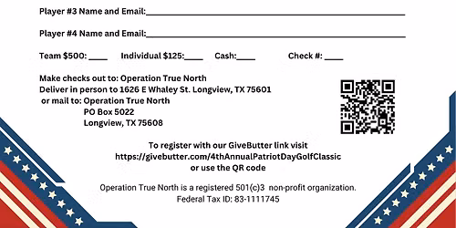 4th Annual Patriot Day Golf Classic 