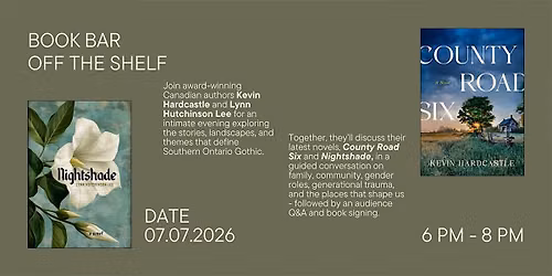 Book Bar off the Shelf: Kevin Hardcastle & Lynn Hutchinson Lee