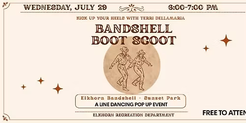 Bandshell Boot Scoot - July 29th