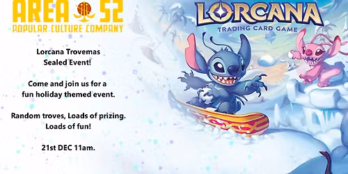 Area52 Lorcana Trovemas Sealed Event