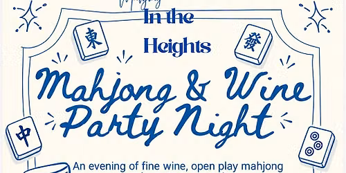 Mahjong & Wine Party Night!
