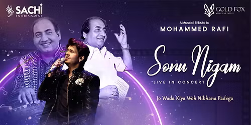 Sonu Nigam Live Concert Tribute to Mohammed Rafi