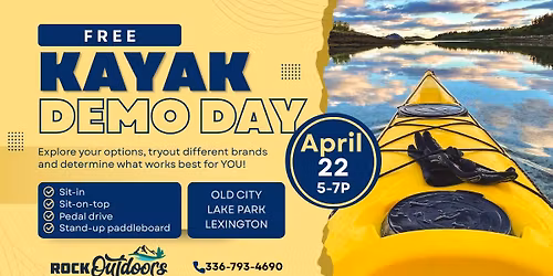 Kayak Demo Day - Lexington