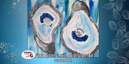 \ud83e\uddaa Two Oysters \u2013 with Gold & Silver Foil