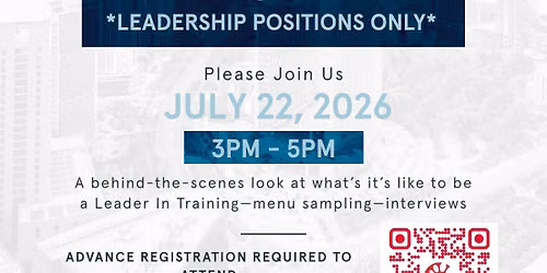 Taste of Talent Hiring Party