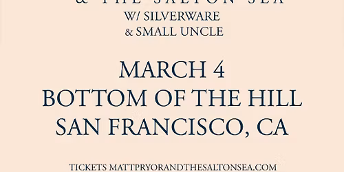 Matt Pryor ~ Silverware ~ Small Uncle