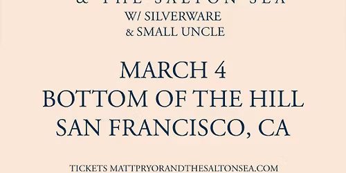 Matt Pryor ~ Silverware ~ Small Uncle