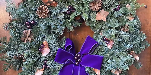 Join our Christmas wreath workshop with Evergreens Florist at Ulverston 