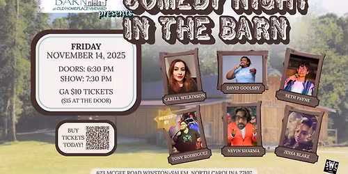 Comedy Night in the Barn