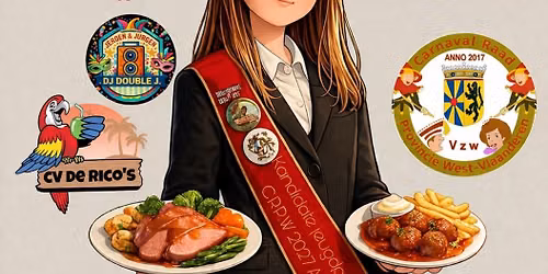 Eetfestijn ten voordele van kandidate jeugdprinses C.R.P.W 2027 Angel