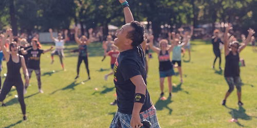 Silent Zumba\u00ae Kopfh\u00f6rerkurs im Hirschgarten