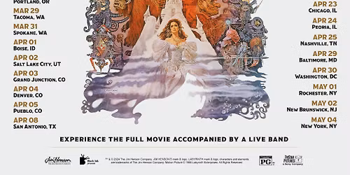 Jim Hensons Labyrinth in Concert at Portsmouth Guildhall