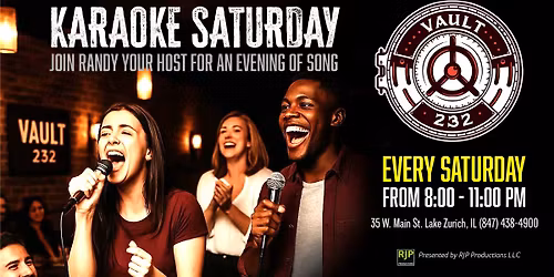 Karaoke Saturday @ Vault 232