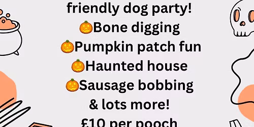 Friendly dog Halloween party \ud83d\udc3e\ud83d\udc7b