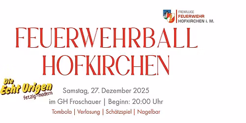 Feuerwehrball Hofkirchen