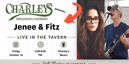 Jenee + Fitz Live in the Tavern | Friday, October 16