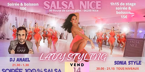 SOIR\u00c9E 100% SALSA \/ Lady style by Sonia