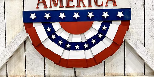 God Bless America Door Round 
