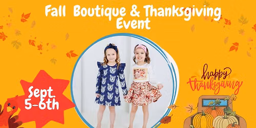 Fall Boutique & Thanksgiving Apparel Drop
