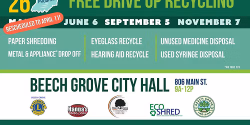 2026 Mayor's Clean City Recycling Saturdays