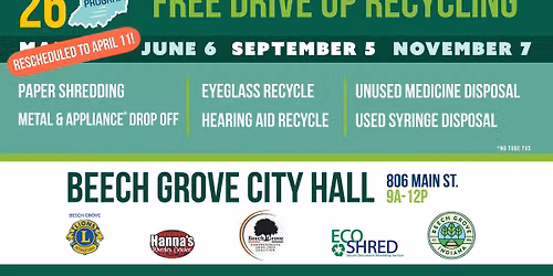 2026 Mayor's Clean City Recycling Saturdays