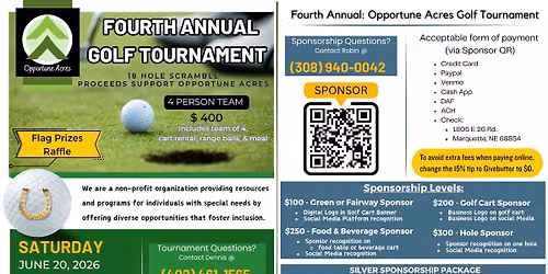 2026 Charity Golf Tournament: "It's for the kids!"