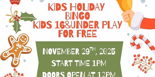 Kids Holiday Bingo