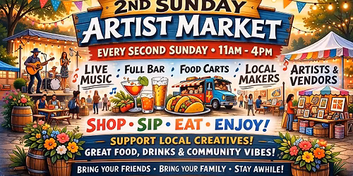 Zesti's 2nd Sunday Artist Market