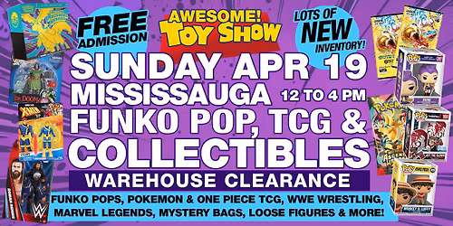 Mississauga Funko Pops, TCG & Collectibles Warehouse Clearance