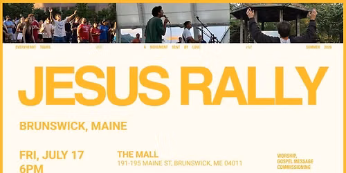 BRUNSWICK, ME - JESUS RALLY
