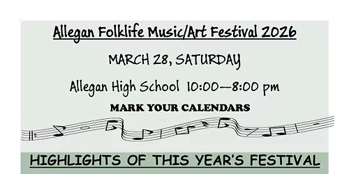 Allegan Folklife Music\/Art Festival