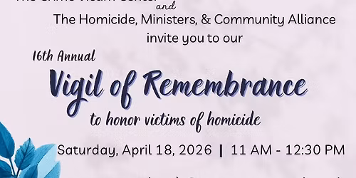 Annual Vigil of Remembrance