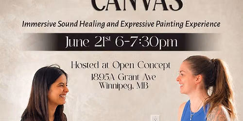 Vibrations on Canvas - An immersive sound healing and expressive painting experience 