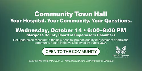 JCF Healthcare District Town Hall