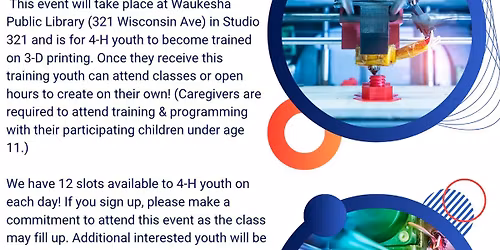 4-H 3-D Printer Training