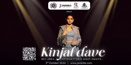 Kinjal Dave - Open Air Garba and Dandiya Event