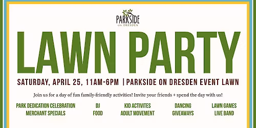 Lawn Party | Parkside On Dresden