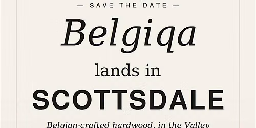 BELGIQA X THE HARDWOOD CLUB- A Belgian Architectural Wood preview