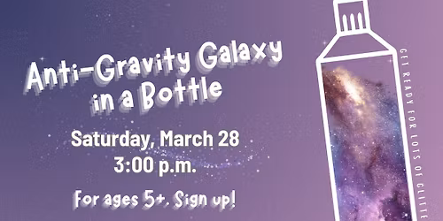 Anti-Gravity Galaxy in a Bottle