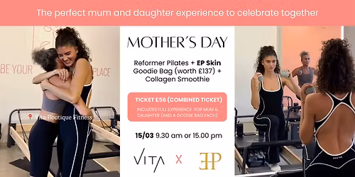 Mother's Day Pilates + Goodie Bag EP SKIN + Collagen Smoothie